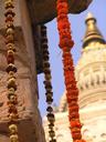 Garlands over the entry gate to Maha Bodhi Temple.